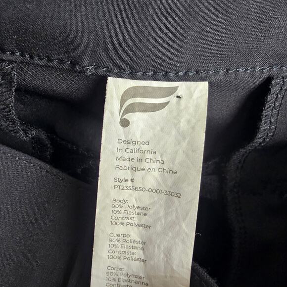Fabletics Everyday Tech Pants 33x32 Black Stretch Modern Fit - Picture 3 of 6